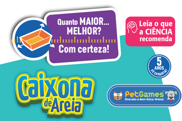 CAIXONA DE AREIA PET GAMES - GELO - Mundo Catnip